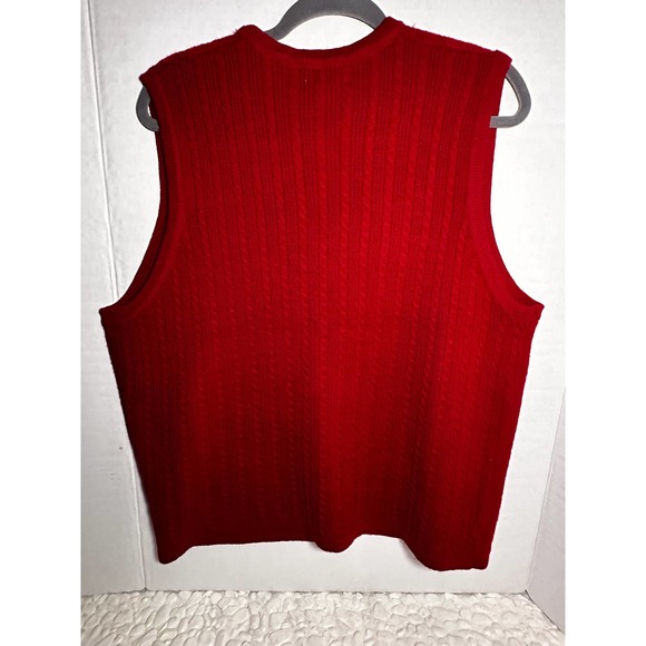Pendleton Vintage Red Wool Vest Size XL - Picture 2 of 5
